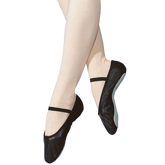 (image for) Leather Ballet Shoes (black)